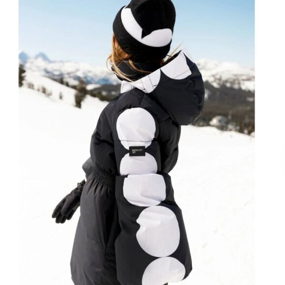 Rowley x Roxy Cold Sunday Waterproof Ski Snow Jacket Black White Size XS - Picture 4 of 15